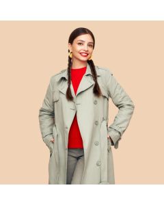 Double-Breasted Trench Coat