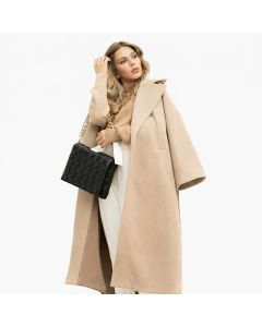 Long Wool Wrap Coat