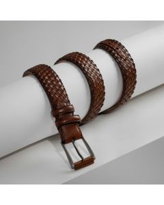 Textured Leather Belt