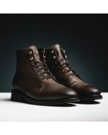 Minimal Lace-Up Boots