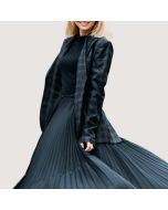 Pleated Midi Skirt